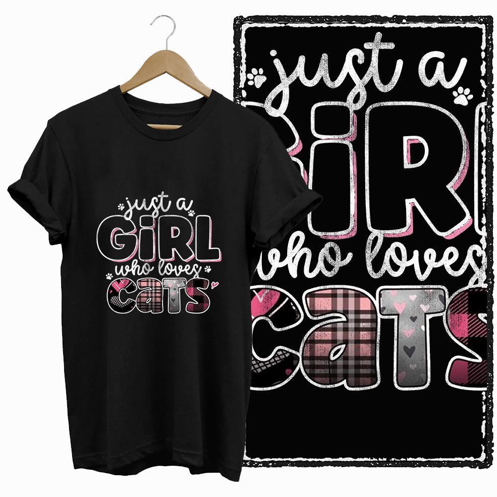 COOLMIND CAT Print  BLACK Short Seleve 100% Cotton Exclusive Graphic Women T Shirt Big Size O-neck Cotton Cat Lover Women Tshirt