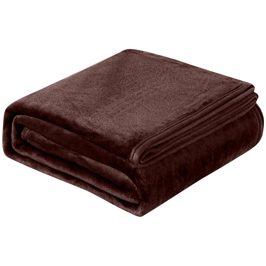 Couverture polaire simple ou double, plaid polaire grande taille, couverture chaude pour l'hiver, couverture douillette pour les épaules et les genoux, taille des couvertures