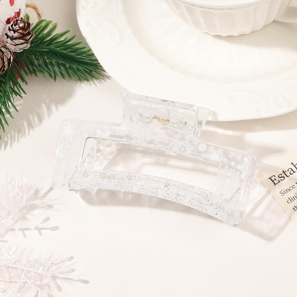 Weihnachts Haarnadel Dame Niedlich Süßer Druck Haarnadel Greifklemme Haarklammer Haaraccessoires