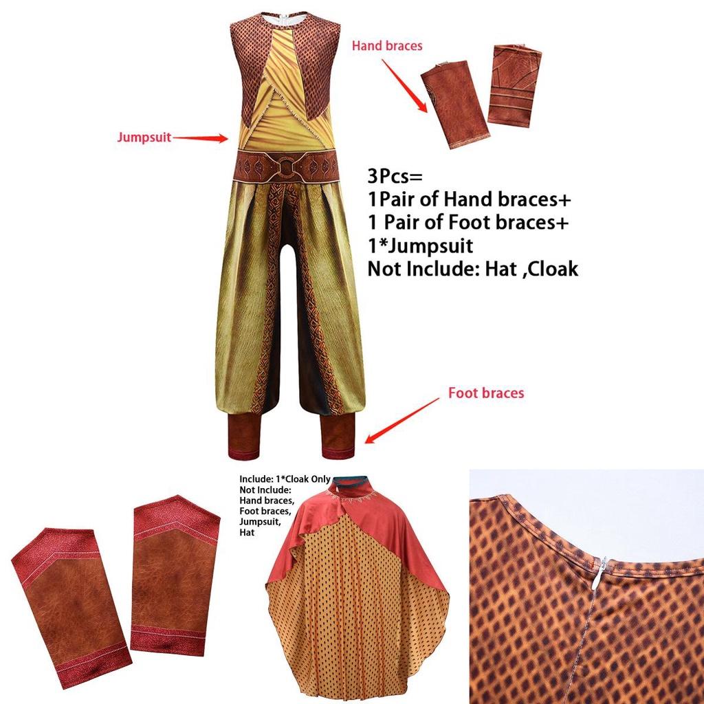 Costum Cosplay Fascinant Raya și Ultimul Dragon pentru Copii Set Fancy