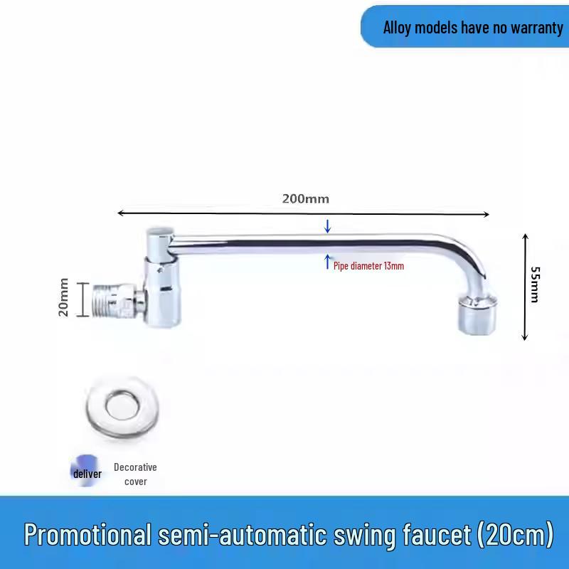

Semi-Automatic Swing Kitchen Faucet