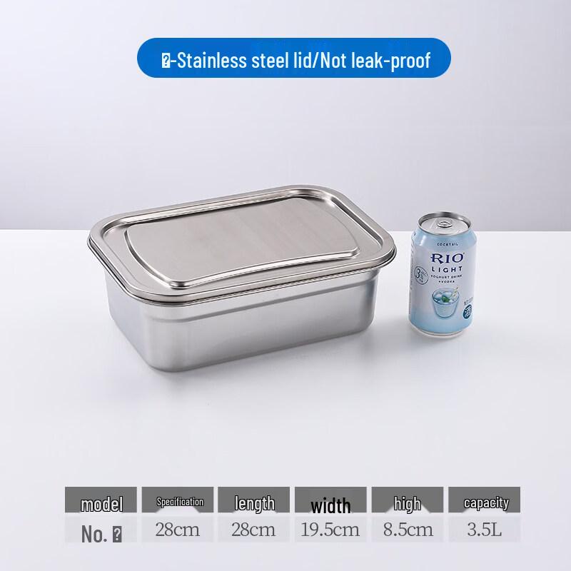 

304 Stainless Steel Food Storage Container