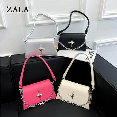 Nischen-Unterarmtasche Damen neue Schultertasche Koreanische Version modisch und schlicht Ausländischer Stil Kette Umhängetasche Damen
