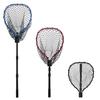 Xipruo Portable Large Hand-held Fishing Net with Silicone Bag & Aluminum Rod for Sea and Raft Fishing