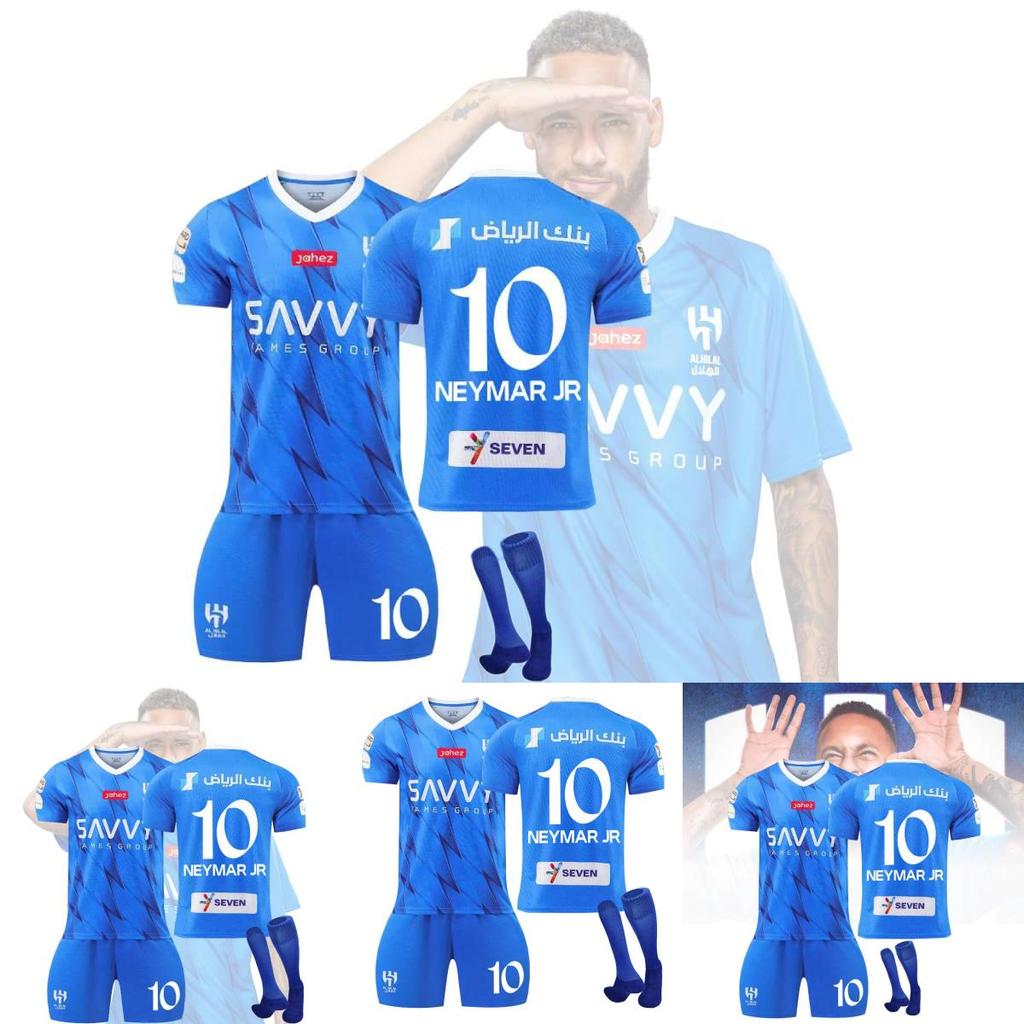 2324 Liga Saudită Tricou Lună Nouă 10 Neymar Echipament de Fotbal Adult Copii