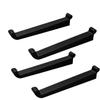 2/4Pcs RV Awning Track Hooks No Drill Durable RV Rail Hangers for Outdoor Camping Picnic Travel Hanging Clothes Lights Decor