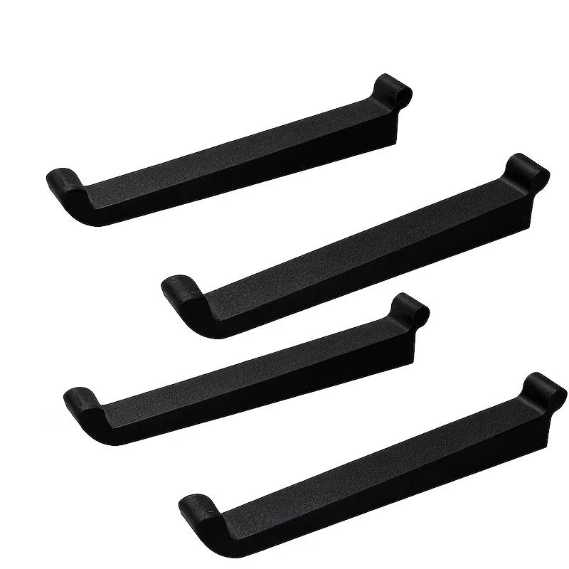 2/4Pcs RV Awning Track Hooks No Drill Durable RV Rail Hangers for Outdoor Camping Picnic Travel Hanging Clothes Lights Decor