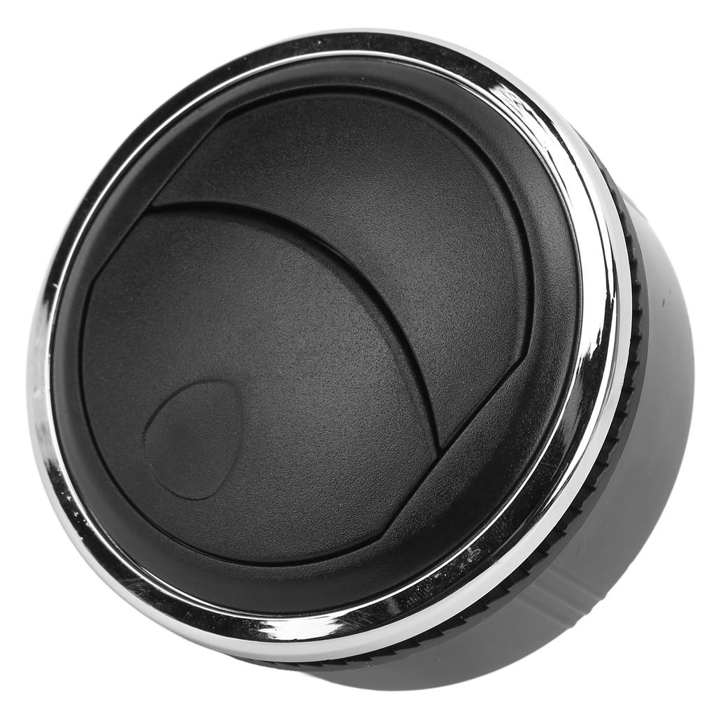 Dash Air Conditioning Deflector Round ABS Electroplating Black Universal for RV Boat Bus Car