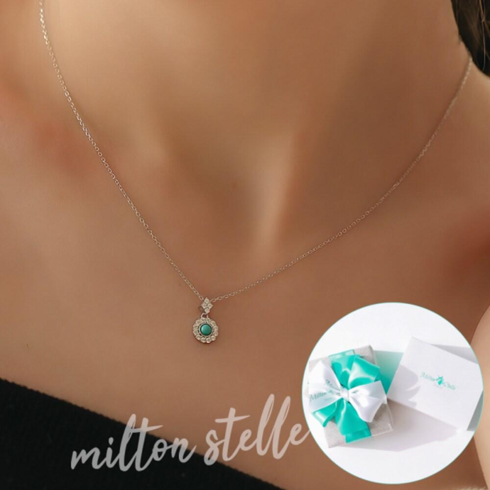 [92.5 Silver/Mabel] Meriel 925 Silver Necklace++