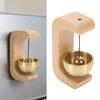 4PCS Shopkeepers   for Door Opening Wooden Magnetic C Shape Door  Ornament for Refrigerator Home Store Restaurant