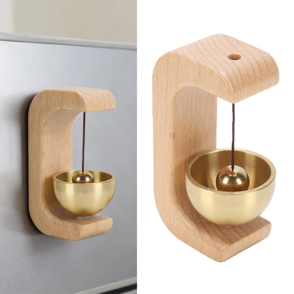 4PCS Shopkeepers   for Door Opening Wooden Magnetic C Shape Door  Ornament for Refrigerator Home Store Restaurant