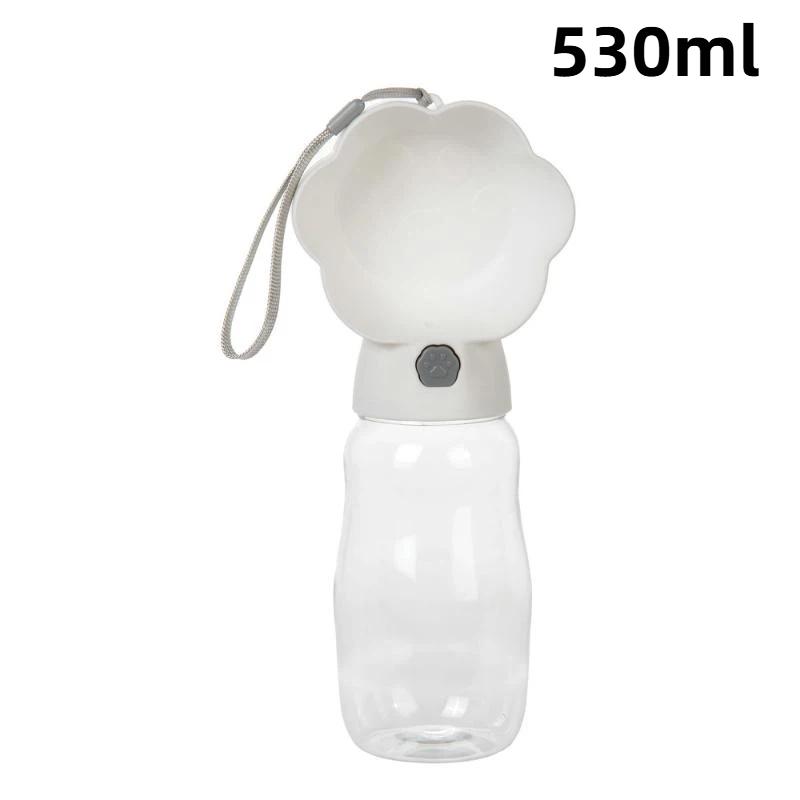 2-in-1 Dog Water Bottle Food Grade Leakproof Portable Pet Drinking Feeder for Small Big Dogs Outdoor Travel Hiking