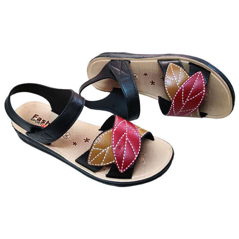 

Мамины сандалии женские летние на танкетке обувь для женщин среднего возраста на плоской подошве на липучке большого размера нескользящие удобные пластиковые туфли для пожилых Note: Fat feet and wide feet, one size larger