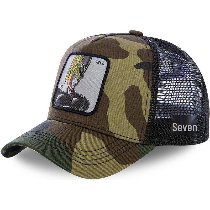 Dragon Ball Goten & Master Roshi Anime Snapback Cap - Unisex Hip Hop Trucker Hat