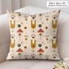 Boho Plant Nordic Cushion Cover Soft Plush Fabric DoubleSided Printed Cushion Covers for All Seasons Modern HomeDecor Gift