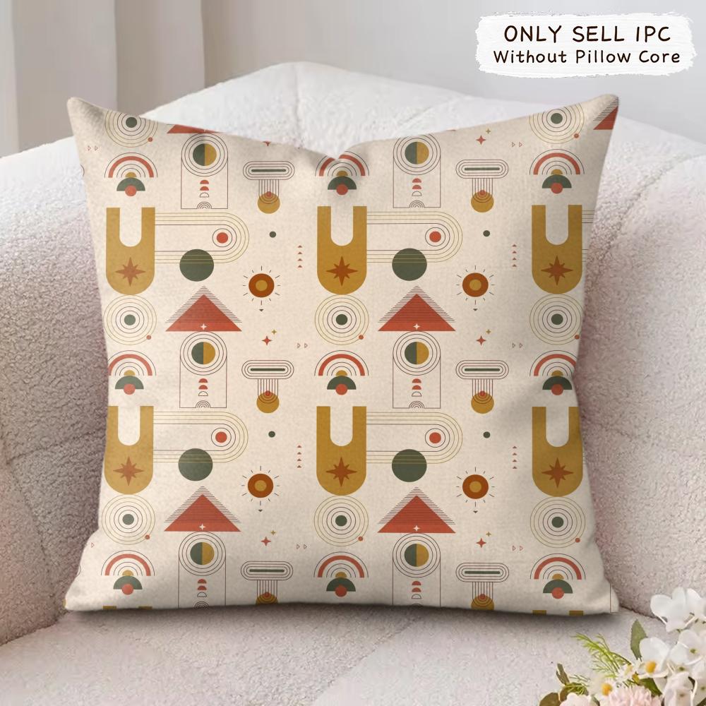 Boho Plant Nordic Cushion Cover Soft Plush Fabric DoubleSided Printed Cushion Covers for All Seasons Modern HomeDecor Gift