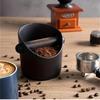 Food-Grade ABS Coffee Ground Shock-Absorbent Knock Box Thickened Anti-Slip Espresso Waste Bin Compact Coffee Bar Accessory