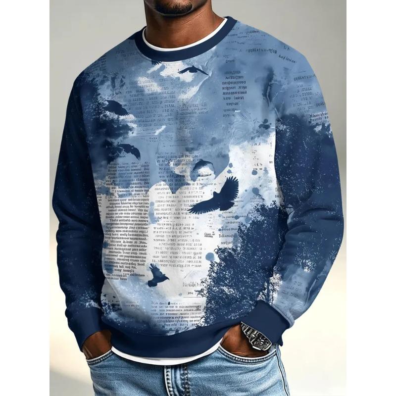 Felpe con cappuccio e felpe da uomo stampate in 3D per autunno e inverno (Uomo)