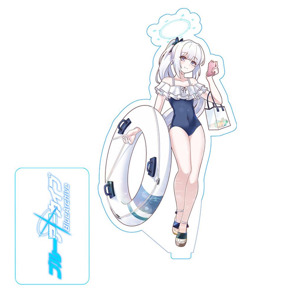Hot Anime Blue Archive Takanashi Hoshino Cosplay Game Acrylic Action Figure Stand Model Toy Decor Prop Fans Collection Gift