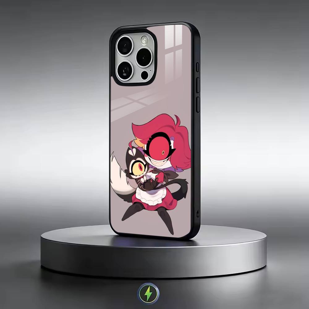 N-Niffty H-Hazbin H-Hotel Phone Case For iPhone17,16,15,14,13,12,11 Plus,Pro Magnetic with Magsafe Wireless Charging
