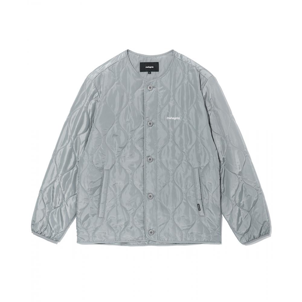 

MAHAGRID BASIC LOGO QUILTED JACKET GREYMG2CWMB907A