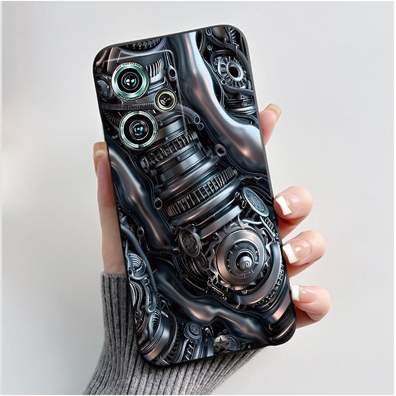Casing For ZTE nubia Z50 NX711J Case Luxury Dragon Cute Cool Boys Girls Cover Black Matte Soft TPU Silicon Shockproof Phone Case