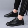 Autumn 2025 Trendy Men's Genuine Leather Slip-on Casual Sneakers 1292