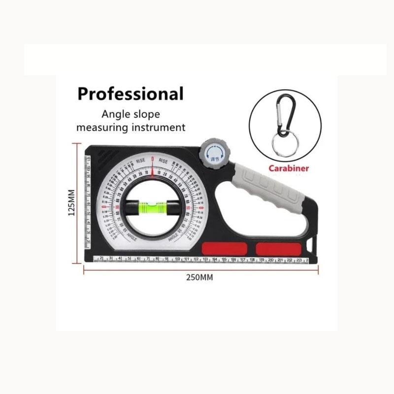 Professional Mechanical Slope Meter Multifunction Slope Measuring Ruler Magnetic Angle Slope Measuring Instrument Carpentry Tool