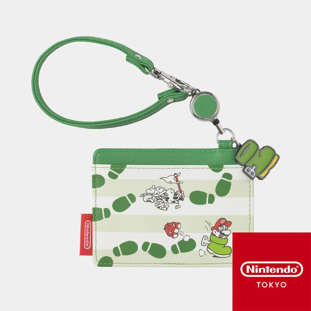 Nintendo Sales Super Mario Pass Case with Reel - Power-Up A - Nintendo Tokyo Limited Edition Merchandise