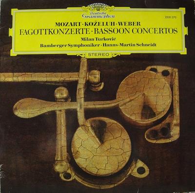 LP Record WOLFGANG AMADEUS MOZART JAN ANTONIN - Fagottkonzerte ? Bassoon Concertos 2530270 Deutsche Grammo 1980 Germany Classical Used