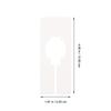 Lurrose Clothes Hanger Set of with Clothing Size Plastic Dividers for Clothes 5x2 Inches Dividers, 10, Tags, Storage,
