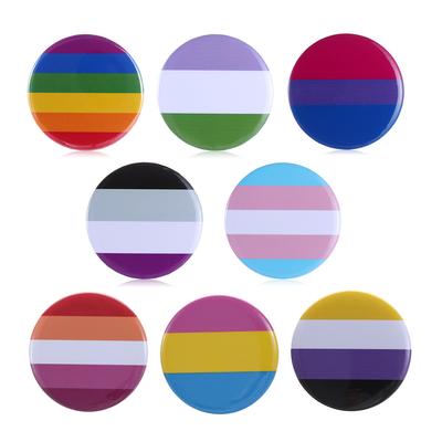 Trots Regenboog Gay Speldjes Vlag Blikplaat Badge Steun Gay Lesbische Biseksuele Transgender Symbool Speld Iconen Broche Sieraden Accessoires