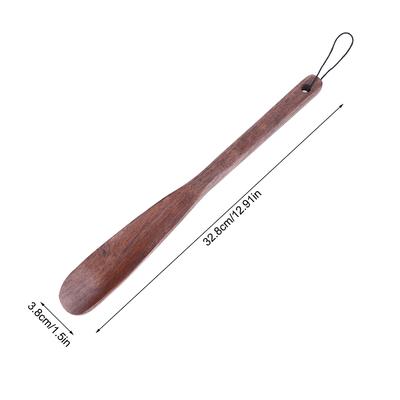 Schuhlöffel aus Holz mit Trageschlaufe Flexibler Langstiel-Schuhlöffel Nützlicher Schuhanzieher für Senioren Schuhlöffel Heimwerkzeuge