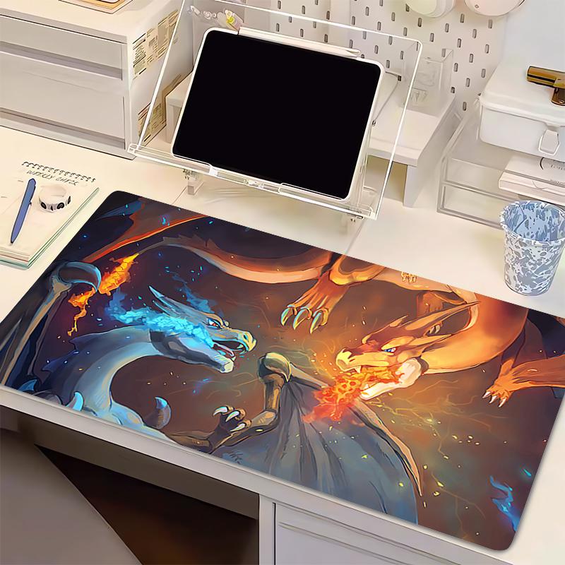Natural Rubber Mouse Pad Pokemon Charizard gaming Computer keyboard gamer Designed specifically esports Gamer Cabinet Mousepad