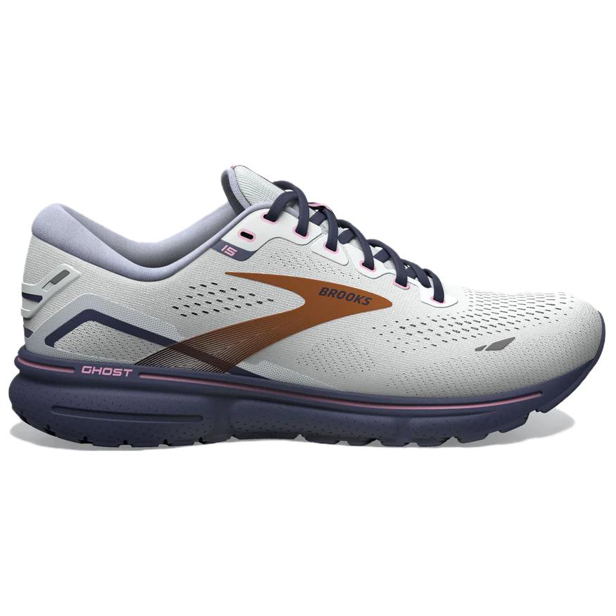 Brooks Ghost 15 Comode Versatili Antiscivolo Durevoli Basse Scarpe da Corsa per Maratona Donna sneaker Grigio Rame 120380-1B-492