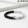 1Pc Distance Bracelet Natural Stone Yin Yang Beaded Bracelet for Men Women Best Friend Gift Classic Jewelry Accessory