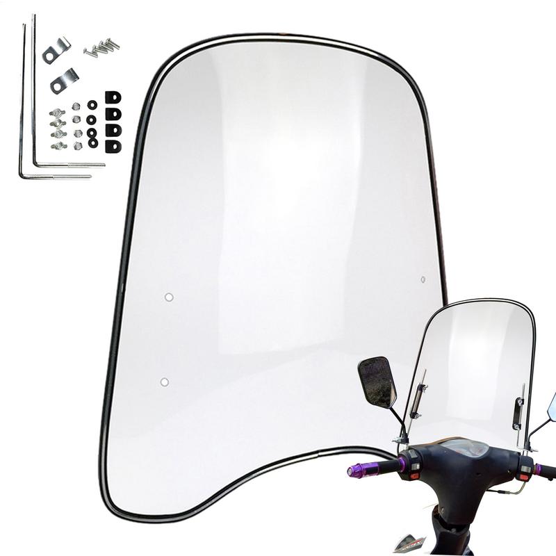 Universal Motocycle Windshield Extension Spoiler Windshield Widened Edging Wind Deflector For Motorcycle