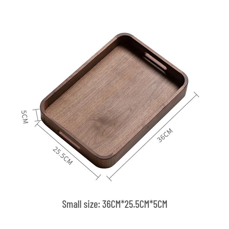 OLOEY Wooden Serving Tray with Handles