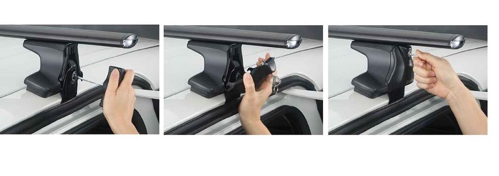 Carmate inno Roof Carrier Aero Base Stay for Smooth Roof Rails XS250 Silver Cap [Installation Parts]