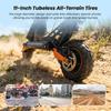 W12 Elektroroller 1500W*2 Doppelmotor 25Ah Akku 11'' Offroad-Reifen Doppelscheibenbremse Doppelfederung Geschwindigkeit 25KM/H Elektroroller