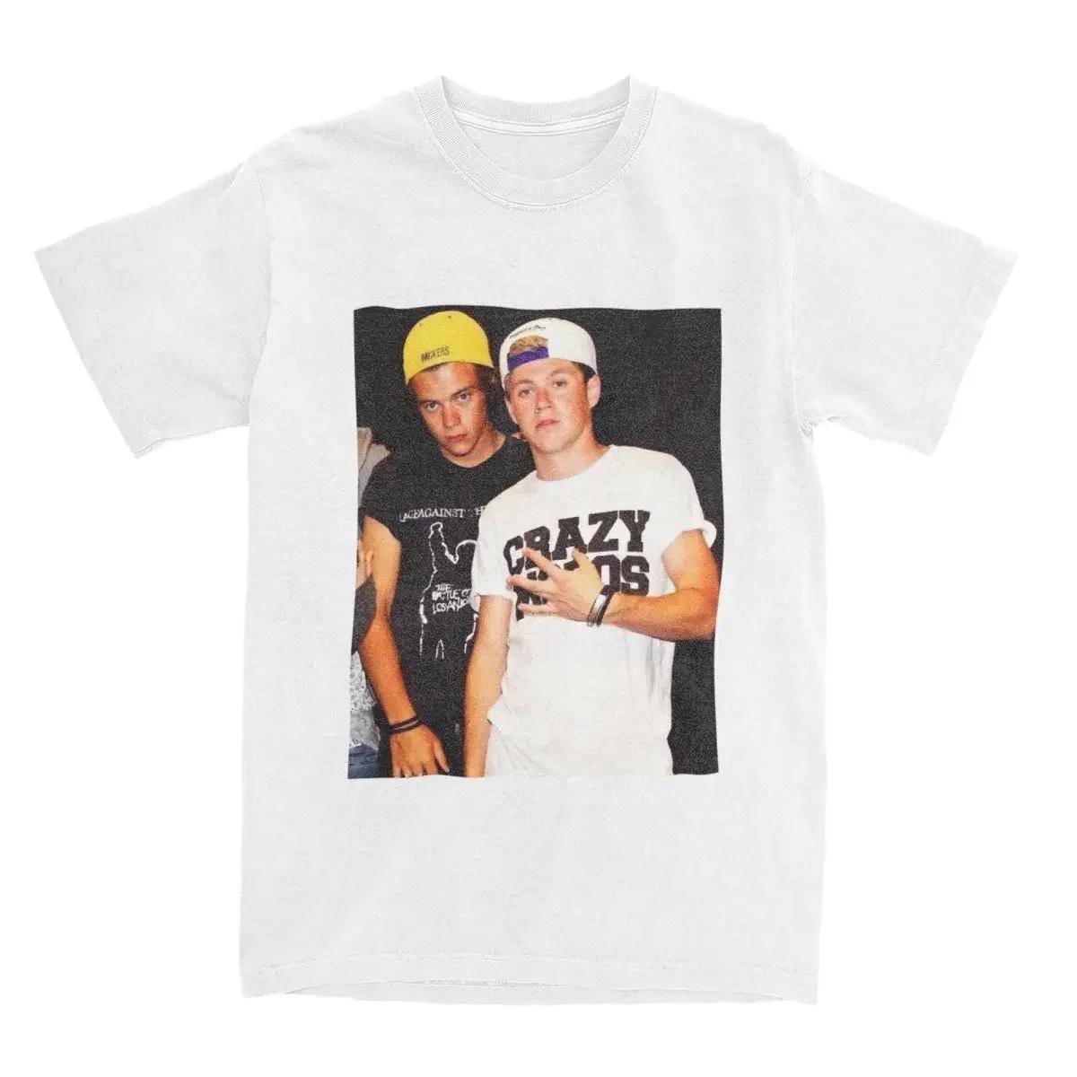 

Футболка Harry and Niall Horan Love on Tour для мужчин и женщин Хлопок Crazy TShirts Круглый вырез Короткий рукав Одежда Летние Топы M
