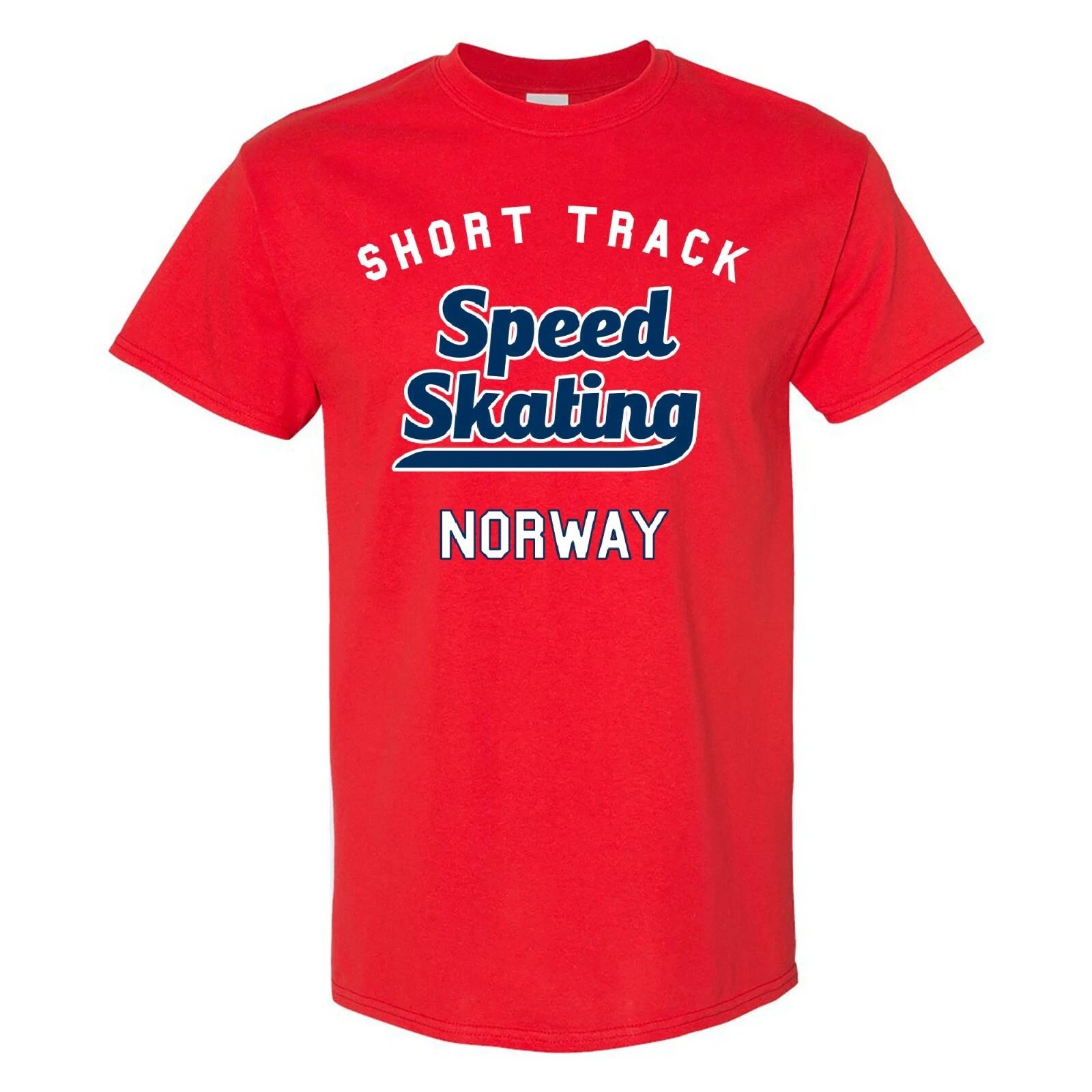 Short Track Speed Skating Norway - Winter T-Shirt - Red S