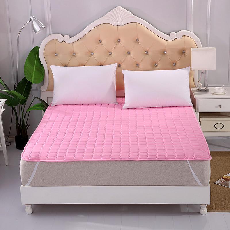 Washable Soft Mattress Pad - Single/Double Sizes for Dorms