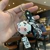 Ornaments Gifts New Door Key Cartoon Car Key Bag Decoration Animal Keyrings Silicone Cow Keychains