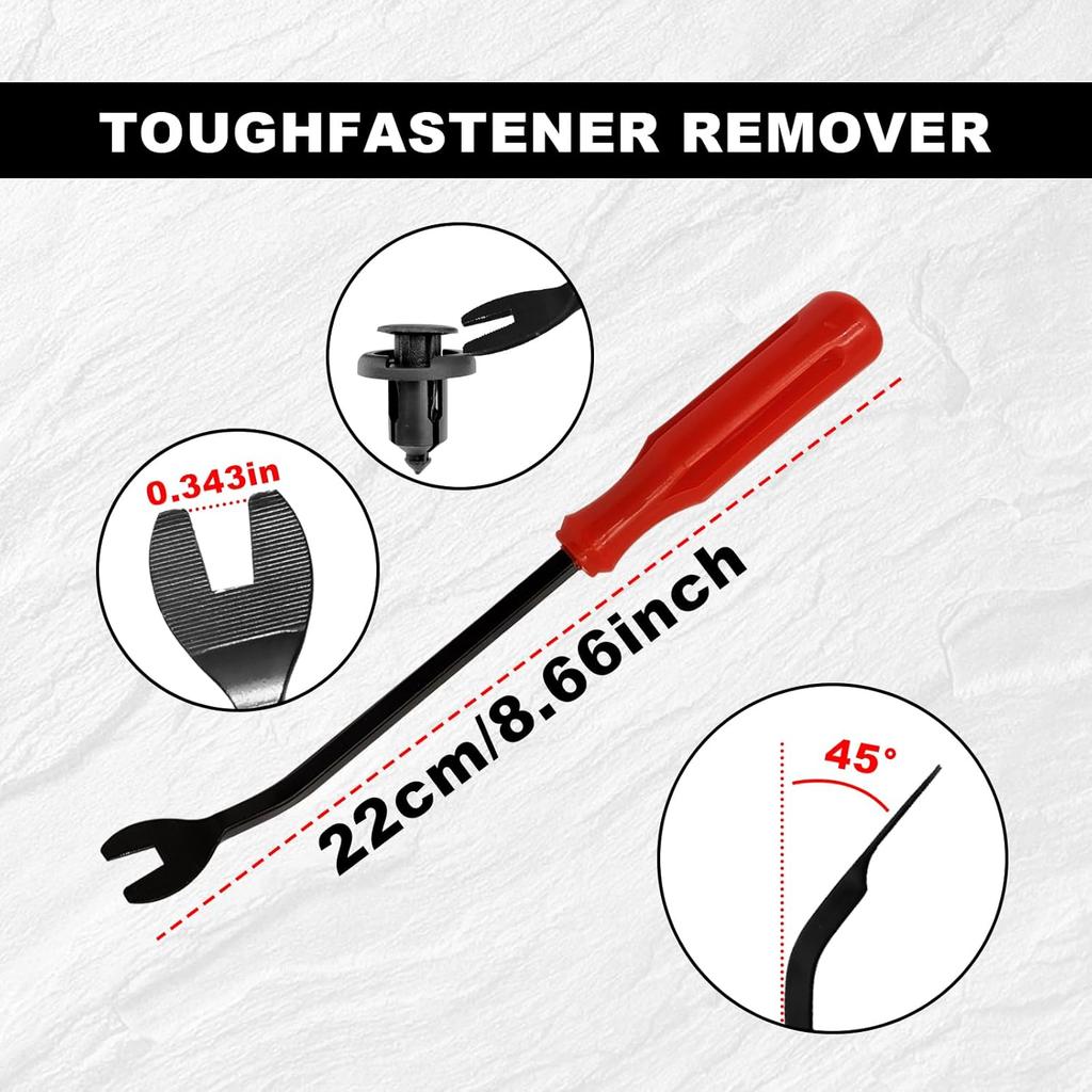 240Pcs Car Plastic Push Pin Rivet Fasteners, Car Retainer Clips Plastic Fasteners Kit With Remover Tool, Assortment Universal Retainer Clips Push