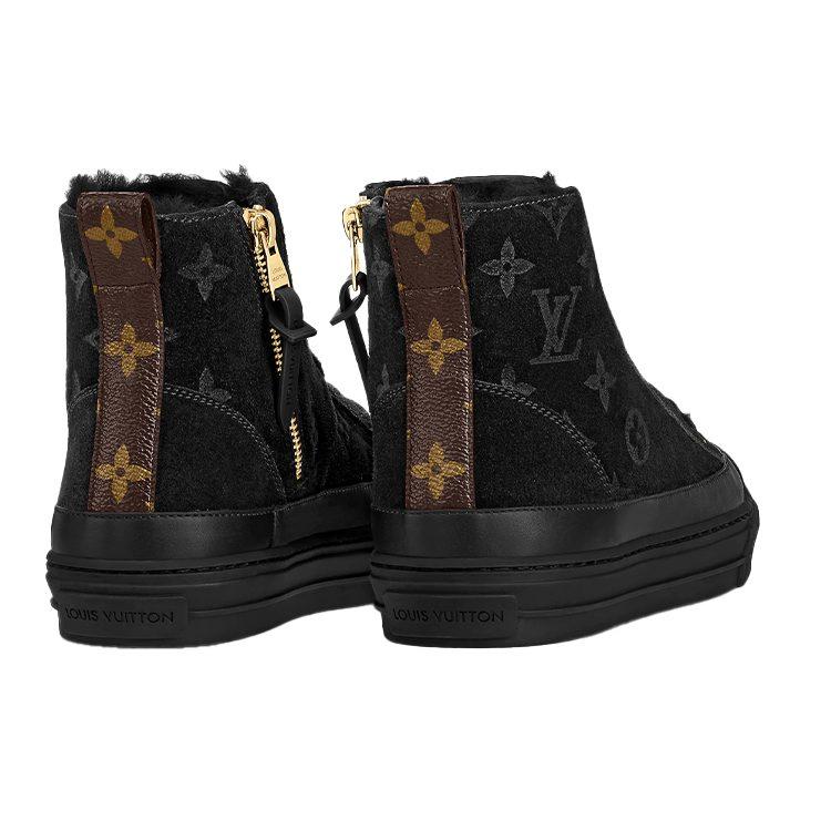Louis Vuitton Stellar Ankle Sneakers 'Black Monogram' Women's 1A95VN