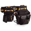 ToughBuilt - Handyman Tool Belt Set - 2-Pouch Padded Belt, Heavy-Duty Deluxe Organizer, Premium Quality - 10 Pockets, Hammer Loop, and 2 Patented Clip