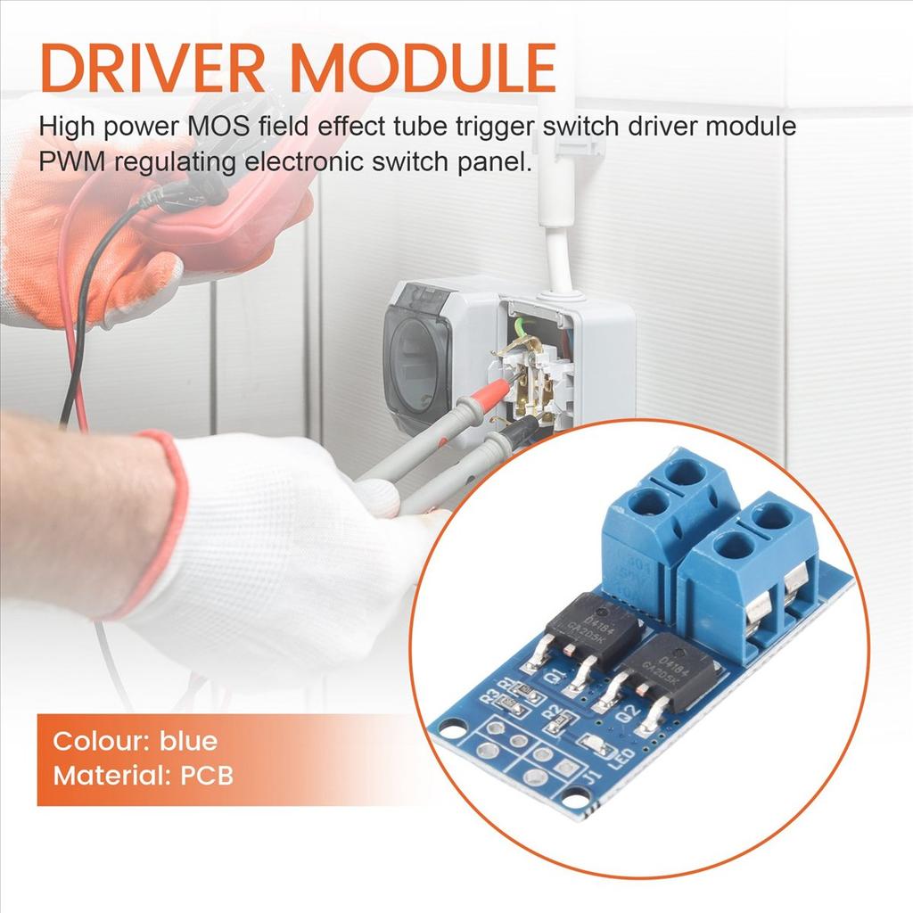 10PCS DC 5V-36V 15A(Max 30A) MOSFET MOS FET Trigger Switch Driver Module 0-20KHz PWM Regulator Control Panel