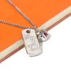Simple Yet Elegant Silver Chain Necklace Decoration With A Delicate Fruit Shaped Charm