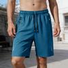 Men's Quick Dry Gym Shorts with Zipper Pockets - Lightweight Athletic Shorts for Running, Training, and Summer Workouts